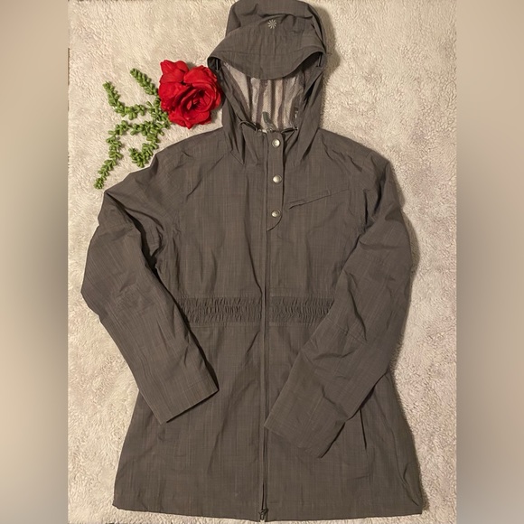 Athleta Jackets & Blazers - Athleta ~ Raincoat ~ Color Gray ~ Size Medium